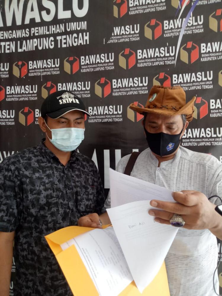 Gasak Laporkan Nessy KeBawaslu