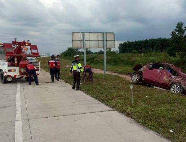 Lagi, Kecelakaan Lalulintas Di Tol sumatera (Terbanggi - Pematang)