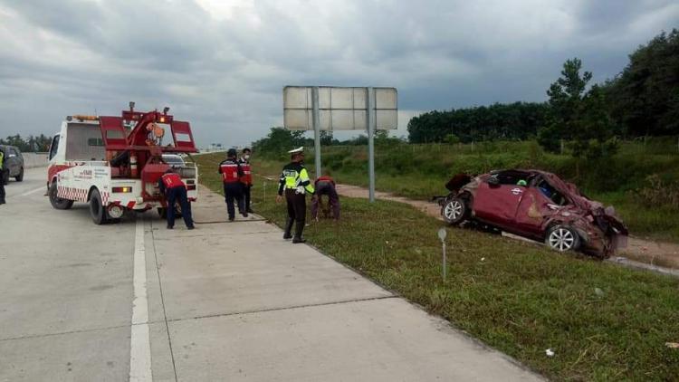 Lagi, Kecelakaan Lalulintas Di Tol sumatera (Terbanggi - Pematang)