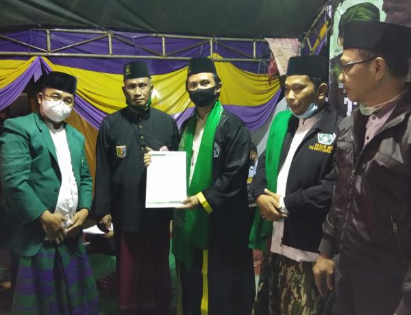 Tasyakuran Dan Pengesahan 168 Anggota Baru PSNU Pagar Nusa PC. Kab Lampung Utara Dan Tetap Dalam Disiplin Protap Prorokol Kesehatan.