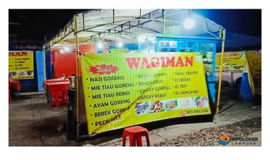 Dicari Karyawan Untuk  Pecel Lele Wagiman ,Natar Lampung Selatan