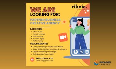 Lowongan Kerjasama Bisnis CreativeAgency: Live,Content,Digital creator Kedamaian, Bandar Lampung Kota, Lampung