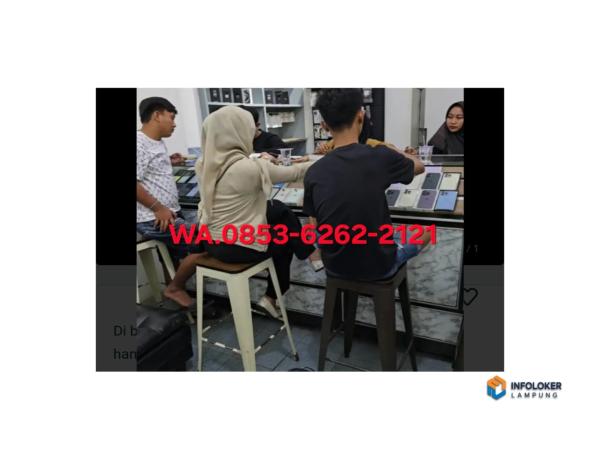 Di butuhkan wanita single buat kerja di konter hanphone Langkapura, Bandar Lampung Kota, Lampung