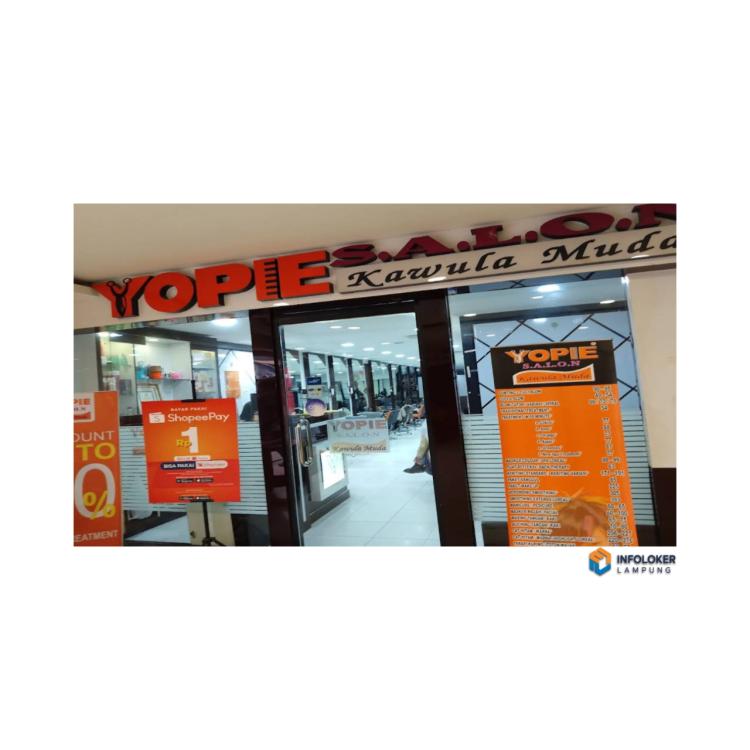 Dibutuhkan YOPIE SALON CABANG JAMBI BUKA LOWONGAN Kedaton, Bandar Lampung