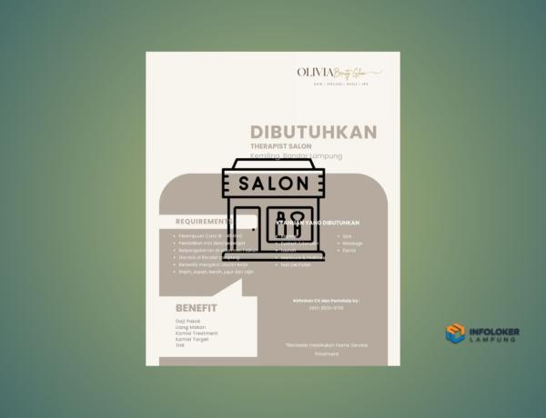 Dicari Karyawan salon kecantikan Kemiling, Bandar Lampung Kota, Lampung