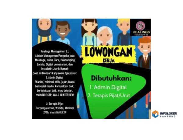 Loker freelance 2025 Sukarame, Bandar Lampung Kota, Lampung