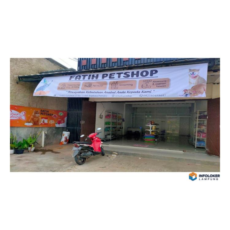 Loker Penjaga Toko Petshop Rajabasa, Bandar Lampung Kota, Lampung