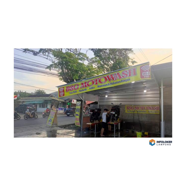 Loker Steam motor, BSG MotoWash Langkapura, Bandar Lampung Kota, Lampung