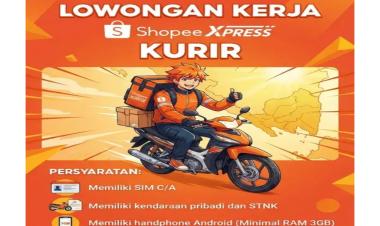 Lowongan Kurir Shopee Xpress Metro Pusat, Metro Kota, Lampung