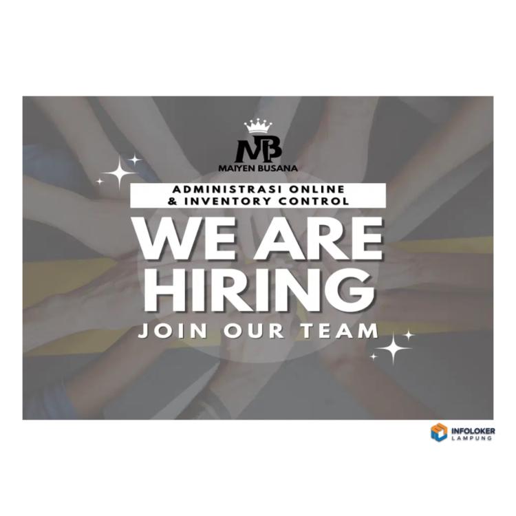 Loker Administrasi Online & Inventory Control Kedaton, Bandar Lampung Kota, Lampung