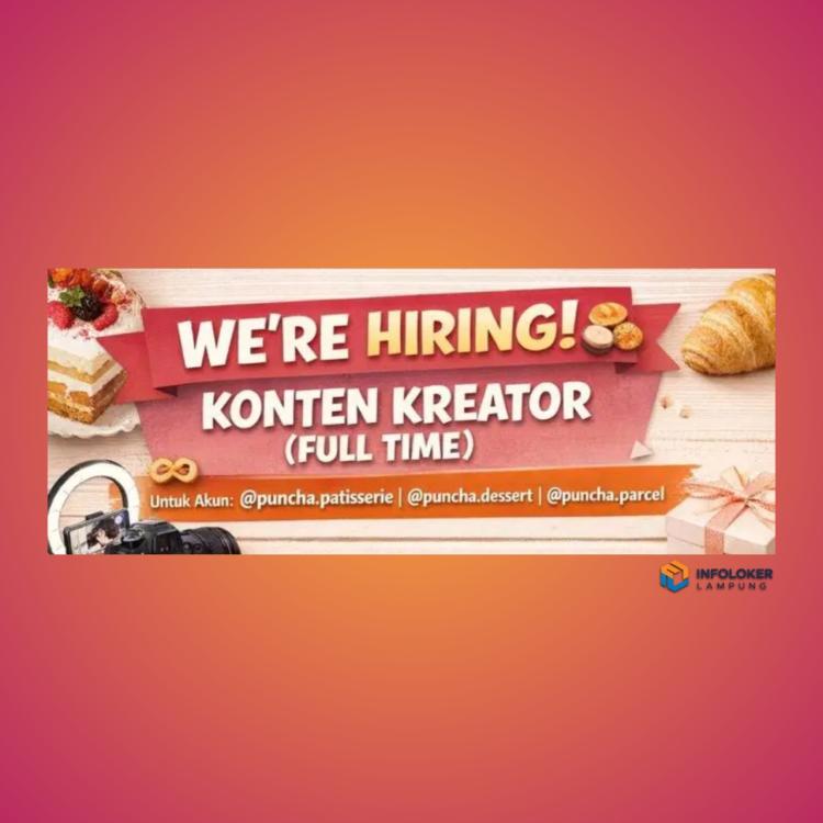 Dicari konten kreator untuk instagram dan tiktok Seputih Mataram, Lampung Tengah Kab., Lampung