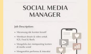 Lowongan Kerja SMM(Sosial Media Manager) Way Halim, Bandar Lampung Kota, Lampung
