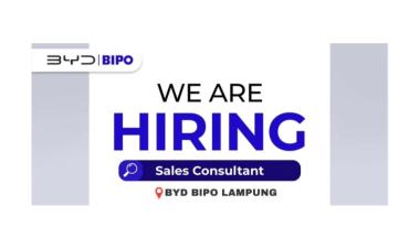 Lowongan Kerja Sales Consultant di BYD BIPO Lampung
