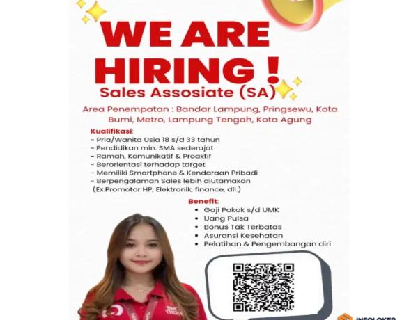 Loker Sales Associate Home Credit Indonesia Kedamaian, Bandar Lampung Kota, Lampung