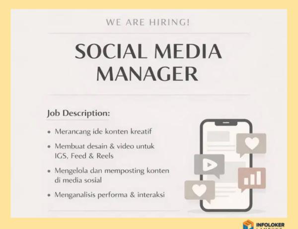 Lowongan Kerja SMM(Sosial Media Manager) Way Halim, Bandar Lampung Kota, Lampung