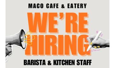 Lowongan kerja untuk Barista & Kitchen Staff di Maco Cafe & Eatery yang berlokasi di Bandar Lampung