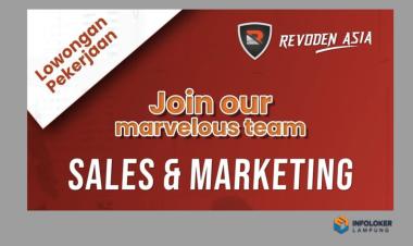 Lowongan Pekerjaan Sales & Marketing di Revoden Asia, Bandar Lampung
