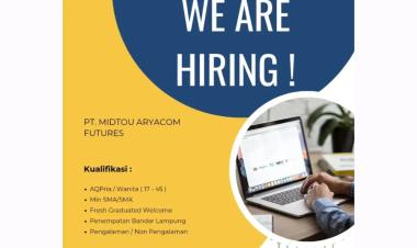 Lowongan Kerja PT Midtou Aryacom Futures, Tanjung Karang Pusat, Bandar Lampung Kota, Lampung