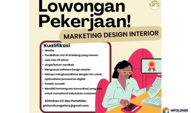 Lowongan Kerja Sebagai Marketing Design Interior di GFS Furniture Gallery, Bandar Lampung