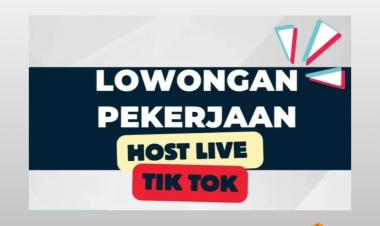 lowongan kerja Host Live TikTok di Bandar Lampung