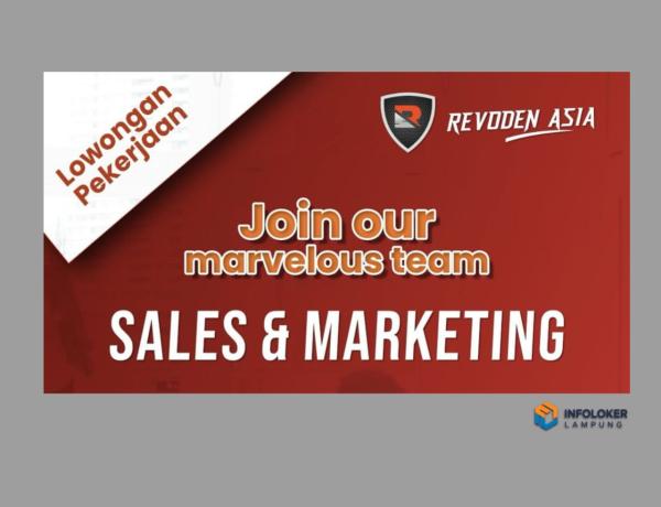 Lowongan Pekerjaan Sales & Marketing di Revoden Asia, Bandar Lampung