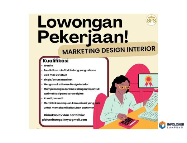 Lowongan Kerja Sebagai Marketing Design Interior di GFS Furniture Gallery, Bandar Lampung