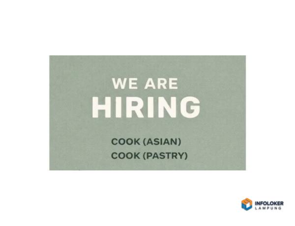 Lowongan Kerja Untuk Posisi Cook di Wilayah Metro, Lampung.