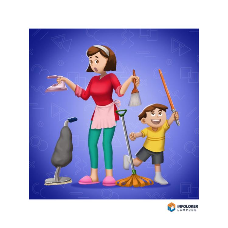 Dibutuhkan ART (Asisten Rumah Tangga) Serabutan & Pengasuh Anak, Rajabasa, Bandar Lampung Kota, Lampung