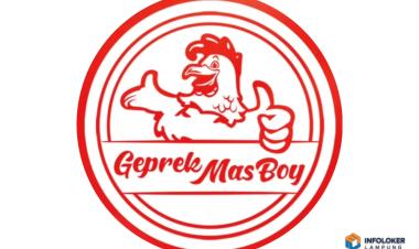 Geprek Mas Boy sedang membuka lowongan untuk penempatan di area Bandar Lampung