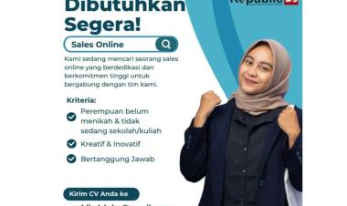 Lowongan Kerja Sales Online, Bandar Lampung