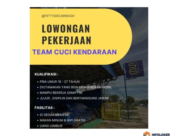 Lowongan Kerja Team Cuci Kendaraan, Bandar Lampung