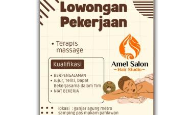 Lowongan pekerjaan dari Amel Salon - Hair Studio, metro, lampung