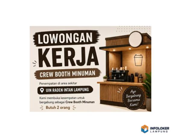 Lowongan Kerja Crew Booth Minuman, Bandar Lampung