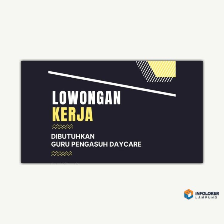 Lowongan kerja untuk posisi Guru Pengasuh Daycare di Little Kids Kemiling, Lampung
