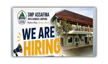 Lowongan Pengajar di SMP Assafina Kota Bandar Lampung