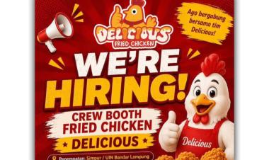 Lowongan kerja karyawan di delicious fried chicken, bandar lampung