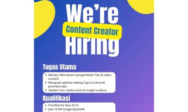 Lowongan Kerja Conten Creator Di ICASTORE, Bandar Lampung