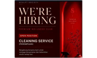 Lowongan kerja untuk posisi Cleaning service, bandar lampung