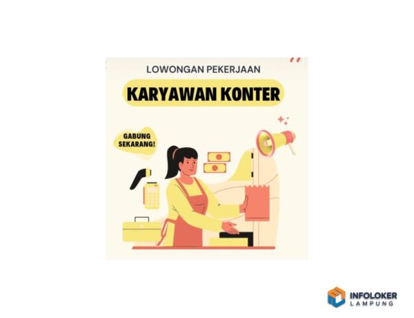 Lowongan Kerja untuk posisi Karyawan Konter, Metro, Lampung