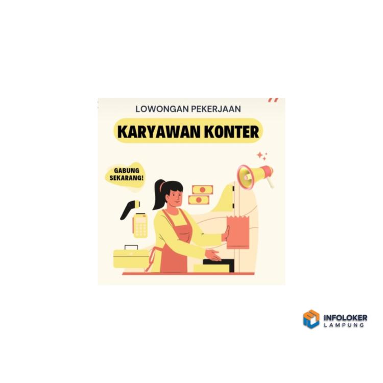 Lowongan Kerja untuk posisi Karyawan Konter, Metro, Lampung