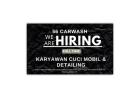 Lowongan kerja Full Time untuk posisi Karyawan Cuci Mobil & Detailing, bandar lampung