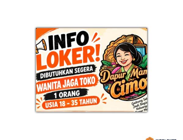 Lowongan kerja dari Dapur Mami Cimoy untuk posisi Jaga Toko di Metro Pusat, lampung