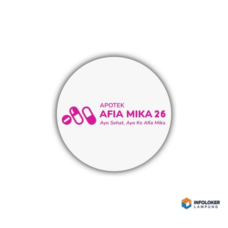 Lowongan kerja di Apotek Afia Mika 26 yang berlokasi di Metro Selatan, Kota Metro, lampung